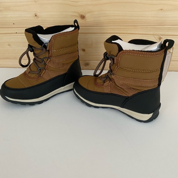 EasyStar Winter Girls Boys Cold Weather Warm Boots - Brown Size 9 Toddler NEW - Picture 3 of 12